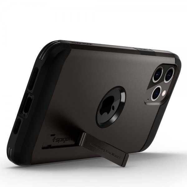 Spigen iPhone 12 Pro Max Kuori Tough Armor Gunmetal