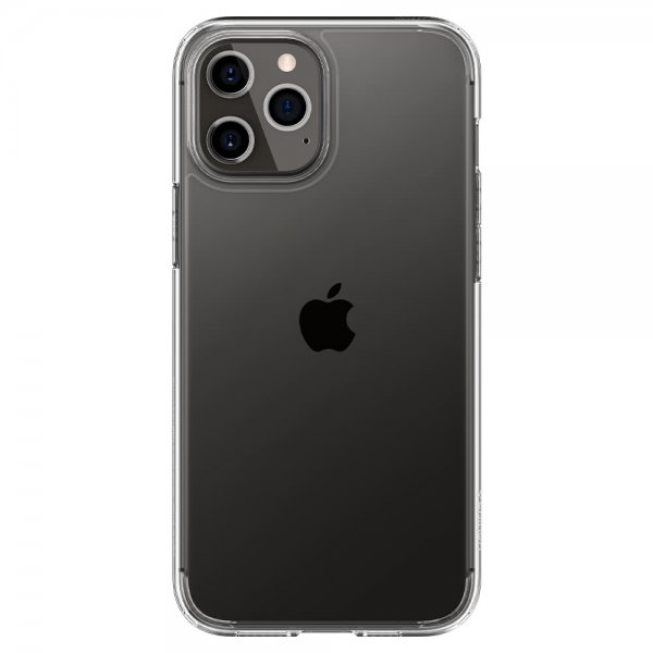 Spigen iPhone 12 Pro Max -suojakuori Ultra Hybrid Crystal Clear