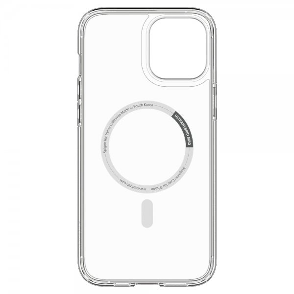 Spigen iPhone 12 Pro Max -kuori Ultra Hybrid Mag Valkoinen