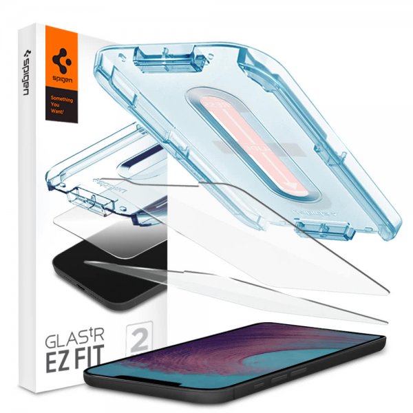 Spigen iPhone 12 Pro Max -näytönsuoja GLAS.tR EZ Fit 2-pakkaus