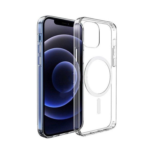 iPhone 12 Pro Max TPU-suojakuori MagSafe Iskunvaimentava Läpinäkyvä
