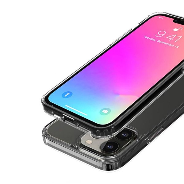 Rvelon iPhone 12 Pro Max Kuori Iskunkestävä Läpinäkyvä