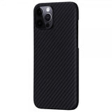 Pitaka iPhone 12/iPhone 12 Pro -kuori MagEZ Case Musta/Harmaa Twill