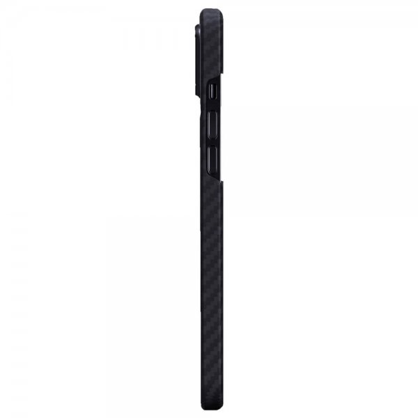 Pitaka iPhone 12/iPhone 12 Pro -kuori MagEZ Case Musta/Harmaa Twill
