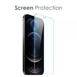 Northjo iPhone 12 Pro Kuori näytönsuojalla ja kamerasuojalla 3-in-1