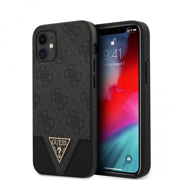 Guess iPhone 12 Mini Kuori 4G Harmaa