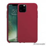 Xqisit iPhone 12 Mini Silikonikuori Punainen