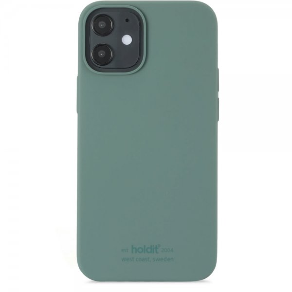 holdit iPhone 12 Mini Silikonikuori Moss Green
