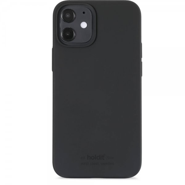 holdit iPhone 12 Mini Silikonikuori Musta