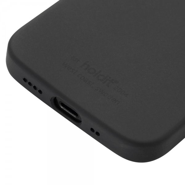 holdit iPhone 12 Mini Silikonikuori Musta