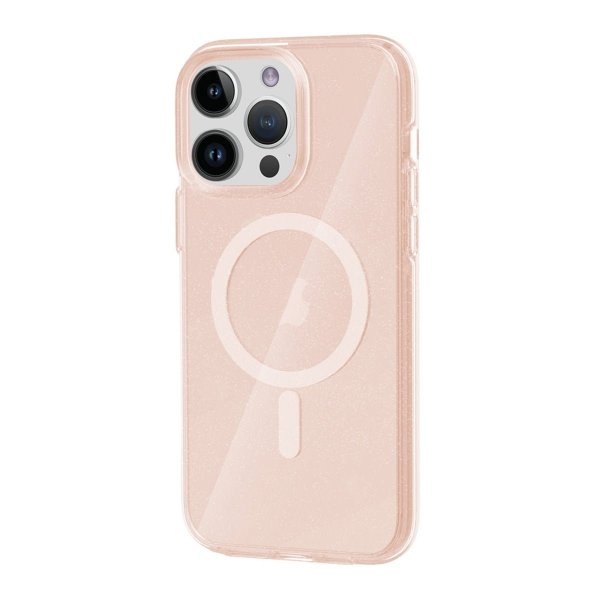 iPhone 12/iPhone 12 Pro Kuoret Glitter MagSafe Kulta