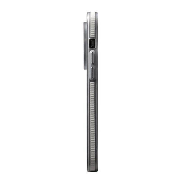 Rvelon iPhone 12/iPhone 12 Pro Kuori Aallotettu MagSafe Harmaa