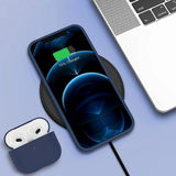 Rvelon iPhone 12/iPhone 12 Pro Silikonikuori Sininen