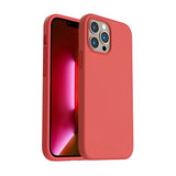 Rvelon iPhone 12/iPhone 12 Pro -kuori silikoni vaaleanpunainen