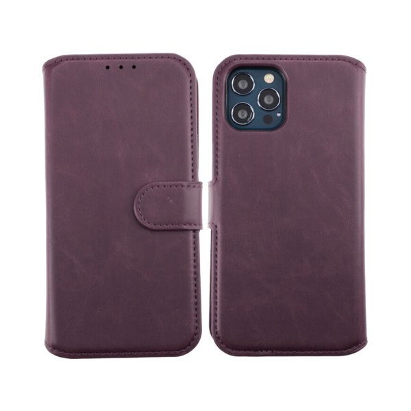 Rvelon iPhone 12/iPhone 12 Pro -kotelo magneettinen irrotettava kuori violetti