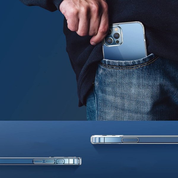 iPhone 12/iPhone 12 Pro Kuoret MagSafe TPU Läpinäkyvä