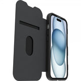 Otterbox iPhone 13/14/15/16/17 React Folio MagSafe -kotelo, musta, läpinäkyvä