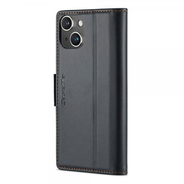 CaseMe iPhone 13 -kotelo 023 Series Musta