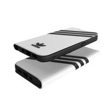 Adidas iPhone 13 suojakotelo Booklet Case, valkoinen