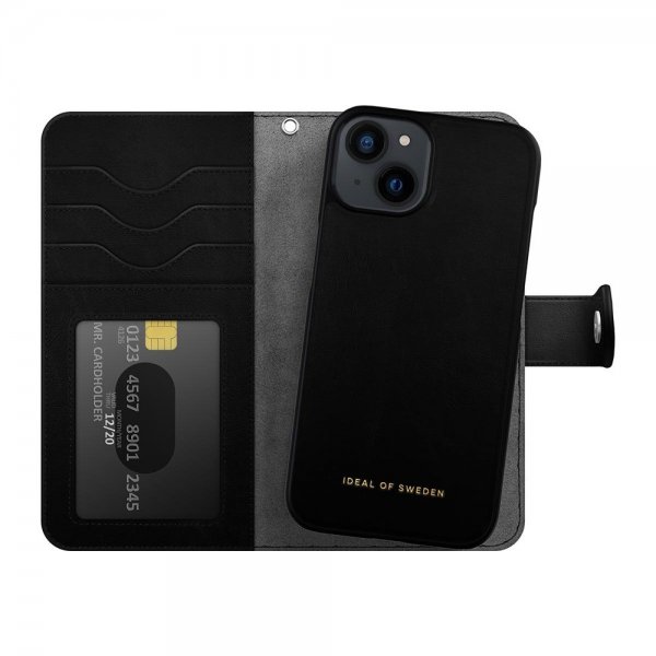 Ideal of Sweden iPhone 13 Kotelot Magnet Wallet+ Musta