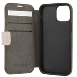 Guess iPhone 13 Kotelot Metallilogo Ruusu