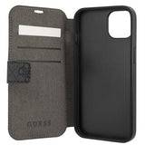 Guess iPhone 13 suojakuori Printed Stripe harmaa