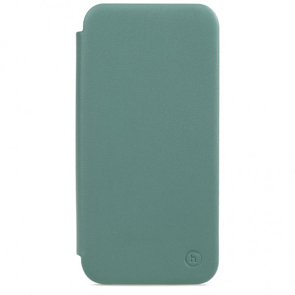 holdit iPhone 13 suojakuori SlimFlip Wallet Moss Green