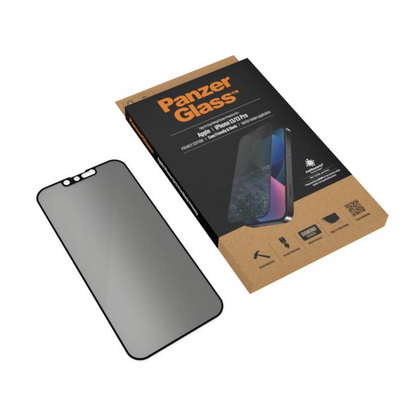 PanzerGlass iPhone 13/iPhone 13 Pro Näytönsuoja reunasta reunaan - Case Friendly - Yksityisyyssuoja