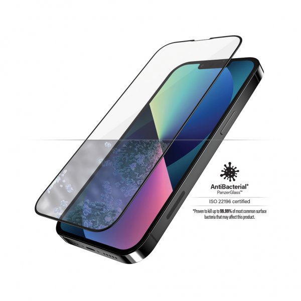 PanzerGlass iPhone 13/iPhone 13 Pro Näytönsuoja reunasta reunaan - Case Friendly