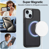 Nordic Covers iPhone 13/iPhone 14 Kotelo irrotettavalla MagSafe-kuorella Raven Black