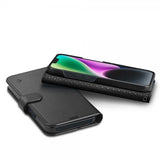 Spigen iPhone 13/iPhone 14 Kotelo Wallet S Musta