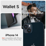 Spigen iPhone 13/iPhone 14 Kotelo Wallet S Musta