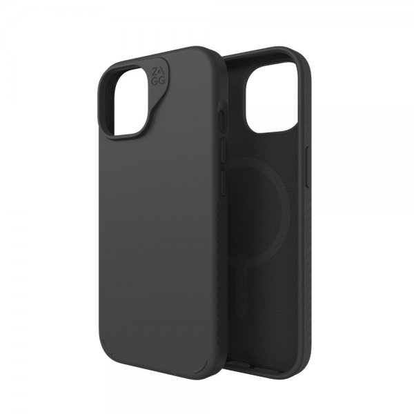 ZAGG iPhone 13/iPhone 14/iPhone 15 Suojakuori Manhattan Snap Musta