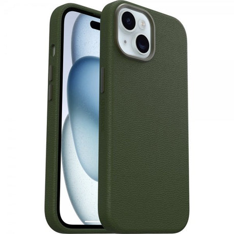 Otterbox iPhone 13/14/15 -kuori Symmetry Cactus Leather MagSafe Cactus Groove