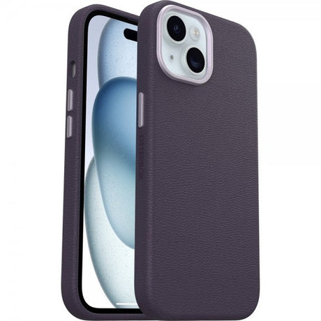 Otterbox iPhone 13/14/15 Suojakuori Symmetry Cactus Leather MagSafe Plum Luxe
