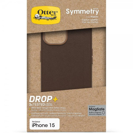 Otterbox iPhone 13/14/15 Suojakuori Symmetry Cactus Leather MagSafe Rich Adobe