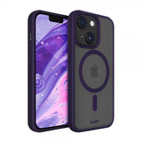 LAUT iPhone 13/iPhone 14 kuori Huex Protect MagSafe tummanvioletti