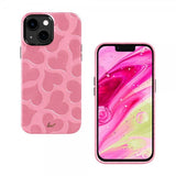 LAUT iPhone 13/iPhone 14 kuoret Motif MagSafe Pink Hearts