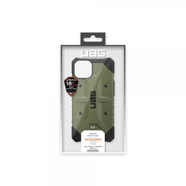 Urban Armor Gear (UAG) iPhone 13/iPhone 14 kuori Pathfinder Olive