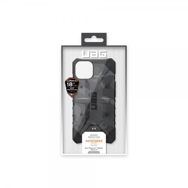 Urban Armor Gear (UAG) iPhone 13/iPhone 14 kuori Pathfinder SE Midnight Camo