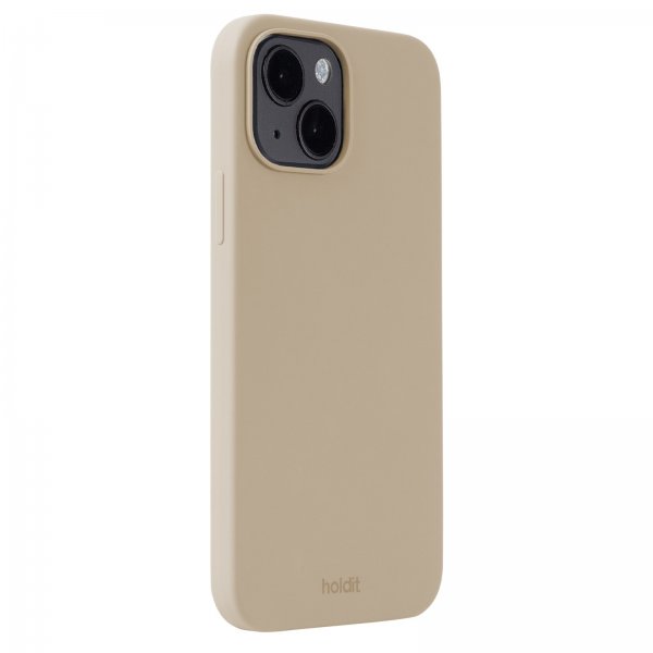 holdit iPhone 13/iPhone 14 Silikonisuojakuori Latte Beige
