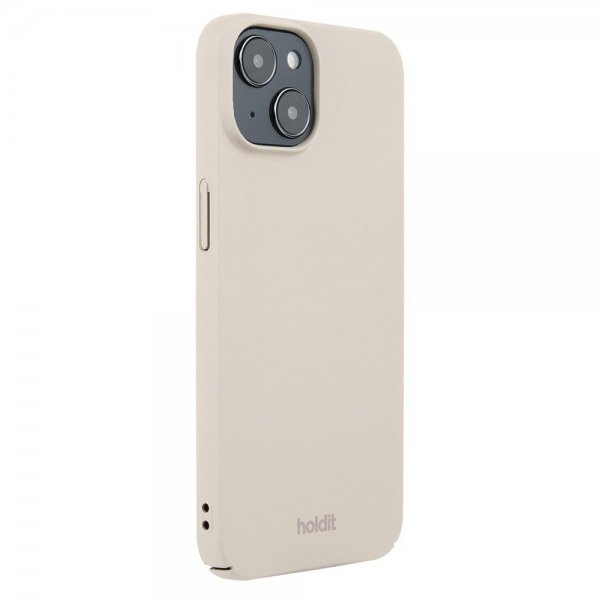 holdit iPhone 13/iPhone 14 kuori Slim Case Light Beige