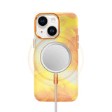 iPhone 13 Kuori Kuviollinen Abstrakti Oranssi
