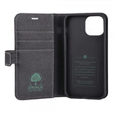 Onsala iPhone 13 Mini -suojakotelo ECO Wallet, musta