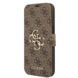 Guess iPhone 13 Mini Suojakuori Metallilogo Ruskea