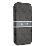 Guess iPhone 13 Mini Suojakuori Printed Stripe Harmaa