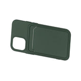 iPhone 13 Mini Kuori Korttipidike Vihreä