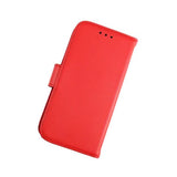 Rvelon iPhone 13 Mini Kotelo, aitoa nahkaa, punainen