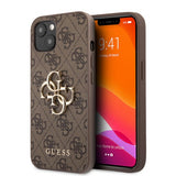 Guess iPhone 13 Mini Suojakuori Big Logo Ruskea