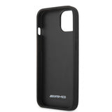 AMG iPhone 13 Mini -suojakuori Carbon Effect Stitching Musta